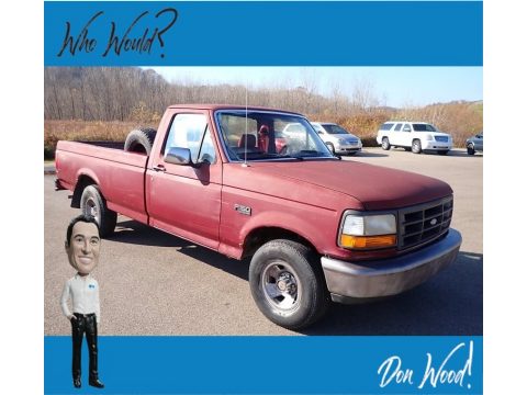 Medium Cabernet Red Metallic Ford F150 S Regular Cab.  Click to enlarge.