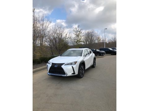 Eminent White Pearl Lexus UX 250h AWD.  Click to enlarge.