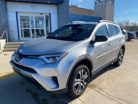 Silver Sky Metallic Toyota RAV4 LE.  Click to enlarge.