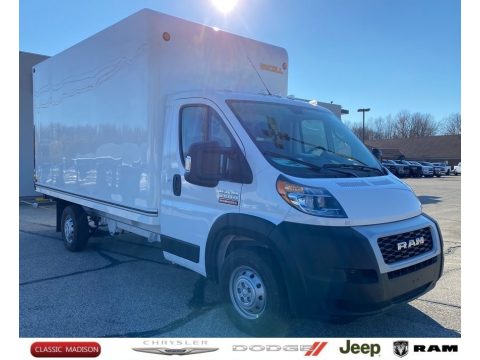 Bright White Ram ProMaster 3500 Cutaway Moving Truck.  Click to enlarge.