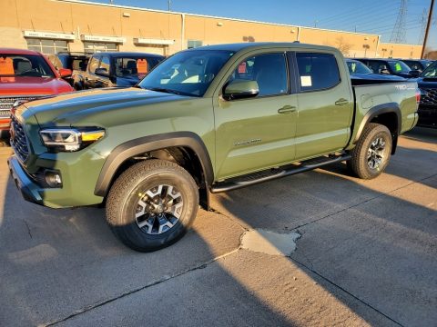 Army Green Toyota Tacoma TRD Off Road Double Cab 4x4.  Click to enlarge.