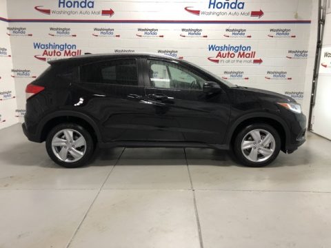 Crystal Black Pearl Honda HR-V LX AWD.  Click to enlarge. Crystal Black Pearl Honda HR-V LX AWD.  Click to enlarge.