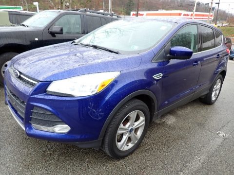 Deep Impact Blue Metallic Ford Escape SE 2.0L EcoBoost 4WD.  Click to enlarge.