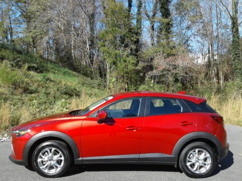 Soul Red Metallic Mazda CX-3 Sport.  Click to enlarge.