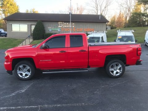 Red Hot Chevrolet Silverado 1500 WT Double Cab 4x4.  Click to enlarge.