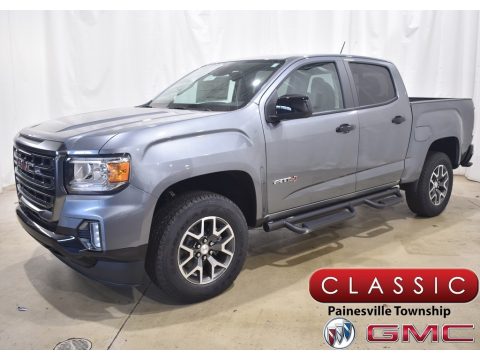 Satin Steel Metallic GMC Canyon AT4 Crew Cab 4WD. Click to enlarge. Satin Steel Metallic GMC Canyon AT4 Crew Cab 4WD. Click to enlarge.