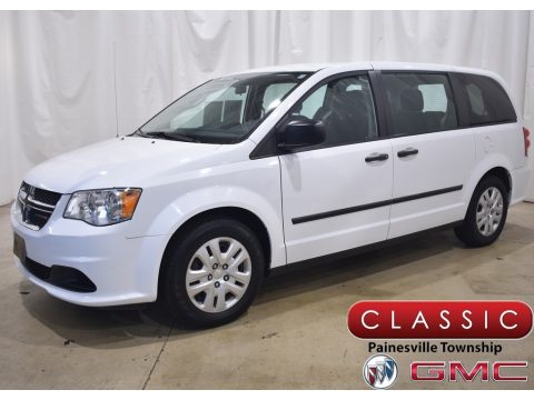 Bright White Dodge Grand Caravan SE.  Click to enlarge.