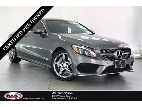 Selenite Grey Metallic Mercedes-Benz C 300 Coupe.  Click to enlarge.