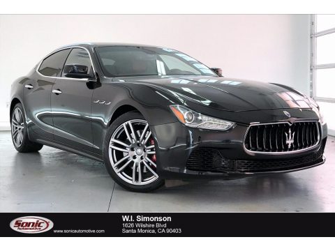 Nero (Black) Maserati Ghibli S.  Click to enlarge.