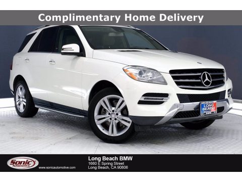 Arctic White Mercedes-Benz ML 350 4Matic.  Click to enlarge.