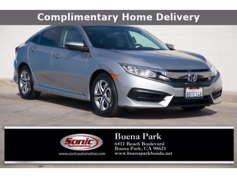 Lunar Silver Metallic Honda Civic LX Sedan.  Click to enlarge. Lunar Silver Metallic Honda Civic LX Sedan.  Click to enlarge.