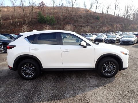 Snowflake White Pearl Mica Mazda CX-5 Touring AWD. Click to enlarge. Snowflake White Pearl Mica Mazda CX-5 Touring AWD. Click to enlarge.