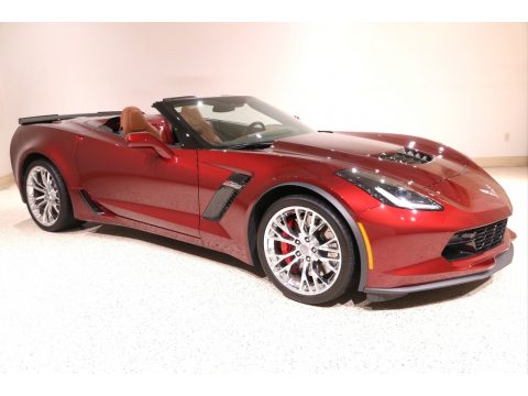 Long Beach Red Metallic Tintcoat Chevrolet Corvette Z06 Convertible.  Click to enlarge.