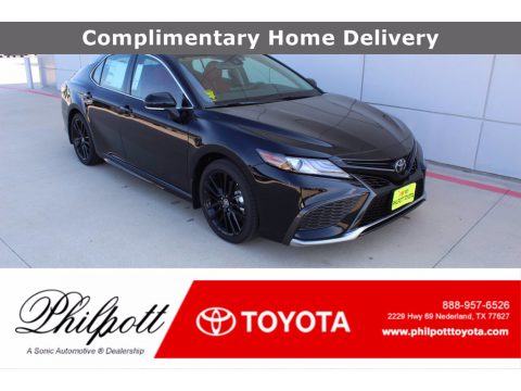 Midnight Black Metallic Toyota Camry XSE.  Click to enlarge.