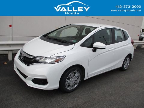 White Orchid Pearl Honda Fit LX.  Click to enlarge.