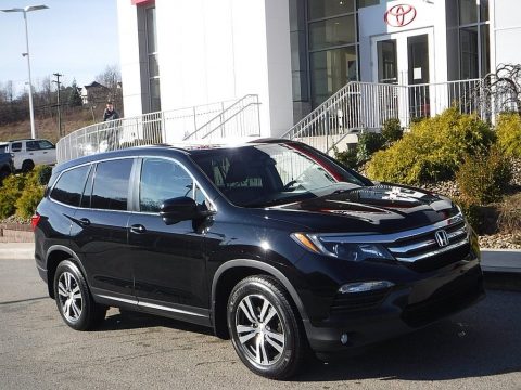 Crystal Black Pearl Honda Pilot EX-L AWD.  Click to enlarge.