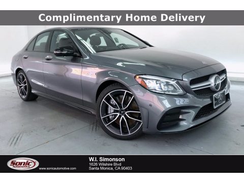 Selenite Grey Metallic Mercedes-Benz C AMG 43 4Matic Sedan.  Click to enlarge.