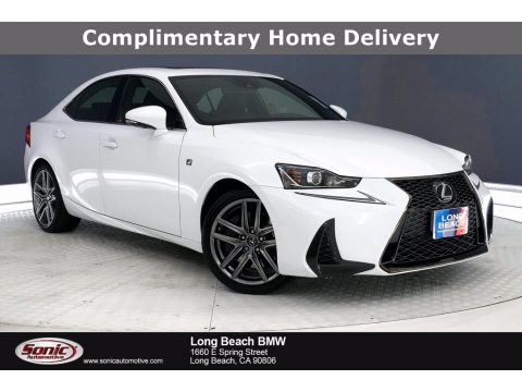 Ultra White Lexus IS Turbo F Sport.  Click to enlarge.
