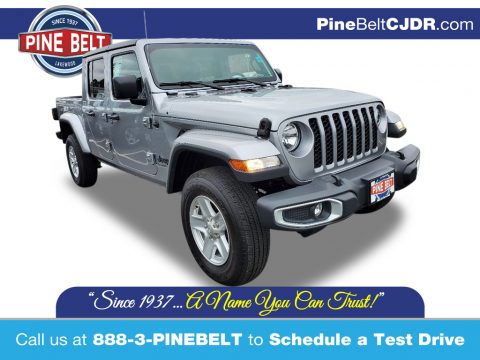 Billet Silver Metallic Jeep Gladiator Sport 4x4.  Click to enlarge.