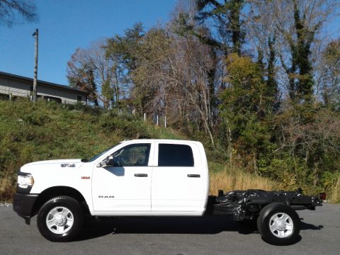 Bright White Ram 2500 Tradesman Crew Cab 4x4 Chassis.  Click to enlarge.