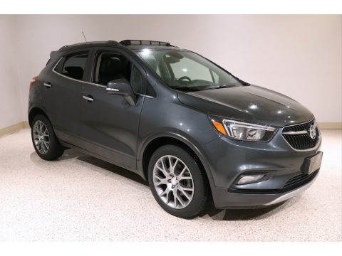 Graphite Gray Metallic Buick Encore Sport Touring.  Click to enlarge.