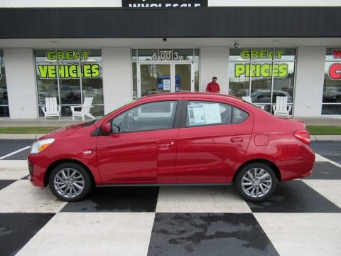 Infrared Metallic Mitsubishi Mirage G4 ES.  Click to enlarge.