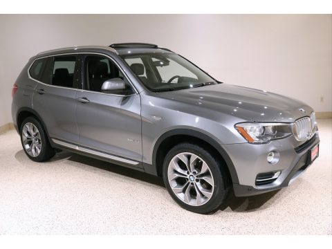 Space Gray Metallic BMW X3 xDrive35i.  Click to enlarge.