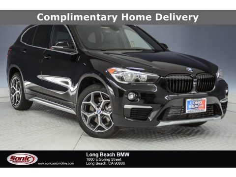 Jet Black BMW X1 sDrive28i.  Click to enlarge.