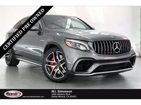Selenite Grey Metallic Mercedes-Benz GLC AMG 63 S 4Matic Coupe.  Click to enlarge.