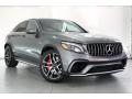 Front 3/4 View of 2018 Mercedes-Benz GLC AMG 63 S 4Matic Coupe #34