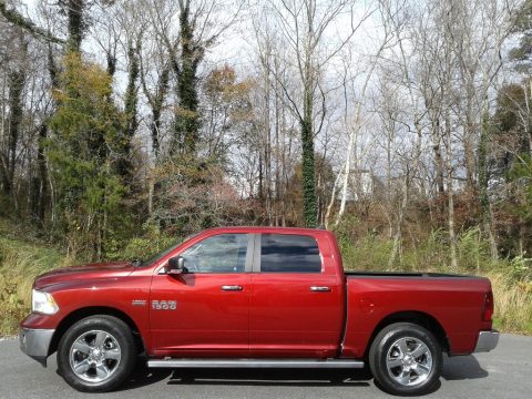 Deep Cherry Red Crystal Pearl Ram 1500 Big Horn Crew Cab.  Click to enlarge.
