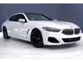 Front 3/4 View of 2021 BMW 8 Series 840i xDrive Gran Coupe #19