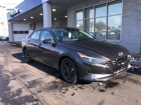 Portofino Gray Hyundai Elantra SEL.  Click to enlarge.