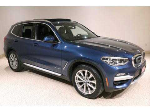 Phytonic Blue Metallic BMW X3 xDrive30i.  Click to enlarge.