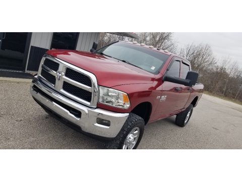 Deep Cherry Red Crystal Pearl Ram 2500 Tradesman Crew Cab 4x4.  Click to enlarge.