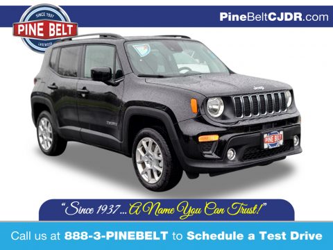 Black Jeep Renegade Latitude 4x4.  Click to enlarge.