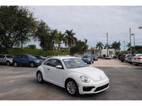 Pure White Volkswagen Beetle 1.8T Classic Coupe.  Click to enlarge.