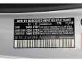 Mercedes-Benz Color Code 775 Iridium Silver Metallic #11