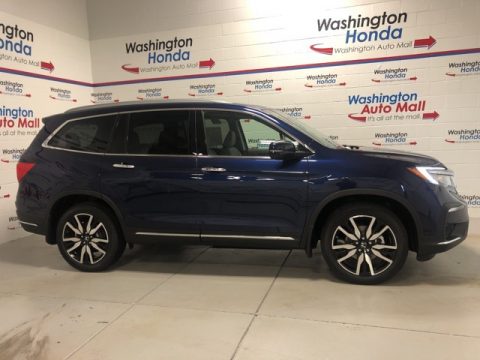 Obsidian Blue Pearl Honda Pilot Touring AWD.  Click to enlarge.