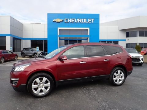 Siren Red Tintcoat Chevrolet Traverse LT AWD.  Click to enlarge.