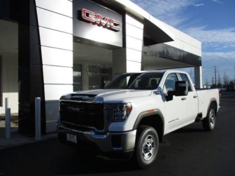 Summit White GMC Sierra 2500HD Double Cab.  Click to enlarge.