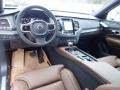  2021 Volvo XC90 Maroon Brown/Charcoal Interior #10