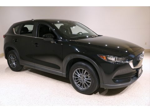 Jet Black Mica Mazda CX-5 Sport AWD.  Click to enlarge.