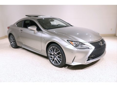Atomic Silver Lexus RC 300 F Sport AWD Coupe.  Click to enlarge.
