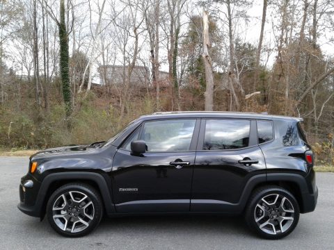 Black Jeep Renegade Jeepster.  Click to enlarge.