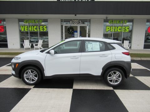 Chalk White Hyundai Kona SE. Click to enlarge. Chalk White Hyundai Kona SE. Click to enlarge.
