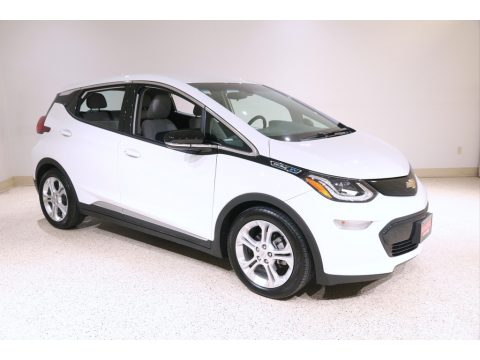 Summit White Chevrolet Bolt EV LT.  Click to enlarge.