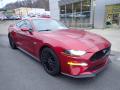 Front 3/4 View of 2019 Ford Mustang GT Premium Fastback #8