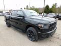 Front 3/4 View of 2020 Ram 1500 Big Horn Night Edition Crew Cab 4x4 #3