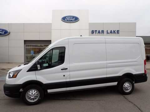 Oxford White Ford Transit Van 150 MR Long AWD.  Click to enlarge.